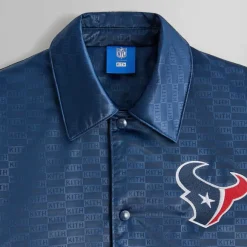 Kith For The Nfl: Texans Satin Bomber Jacket