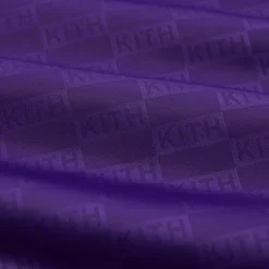 Kith For The Nfl: Vikings Satin Bomber Jacket