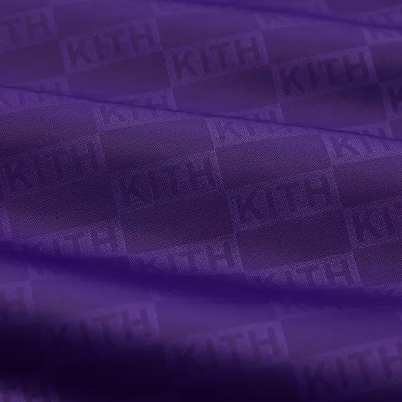 Kith For The Nfl: Vikings Satin Bomber Jacket