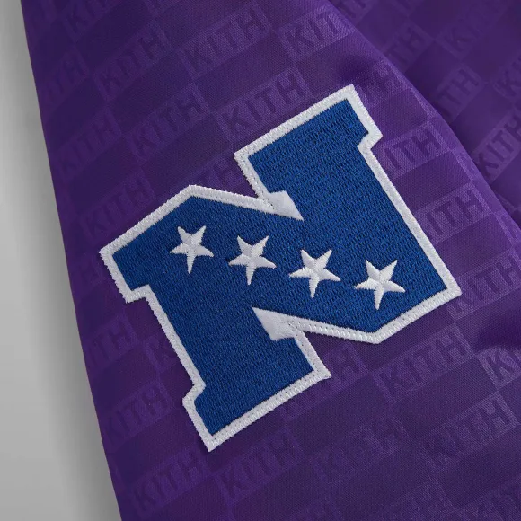 Kith For The Nfl: Vikings Satin Bomber Jacket