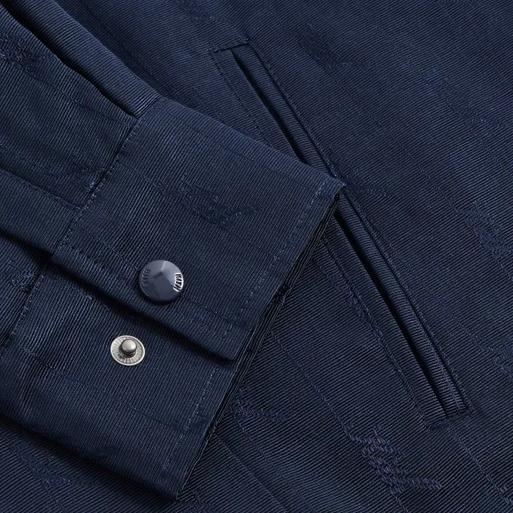 Kith Jacquard Faille Sutton Quilted Shirt Jacket