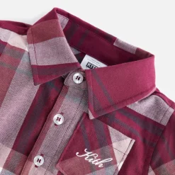 Kith Kids Baby Plaid Long Sleeves Shirt Onesie