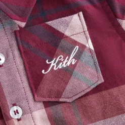 Kith Kids Baby Plaid Long Sleeves Shirt Onesie