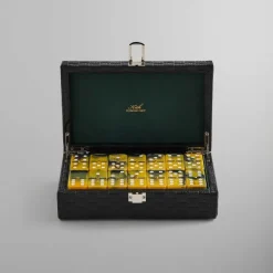 Kith Monogram Leather Domino Set
