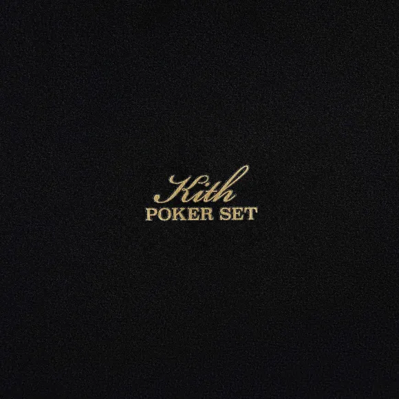Kith Monogram Poker Set In Saffiano Leather