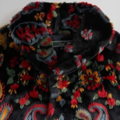 Kith Paisley Fur Short Becker Coat