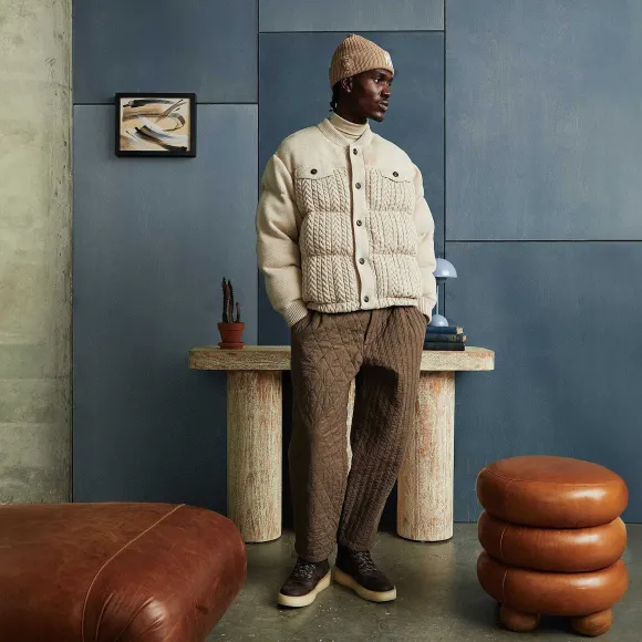 Kith Puffed Stiles Knit Trucker Jacket
