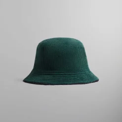 Kith Reversible Bucket Hat In Corduroy & Sherpa
