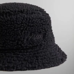 Kith Reversible Bucket Hat In Corduroy & Sherpa