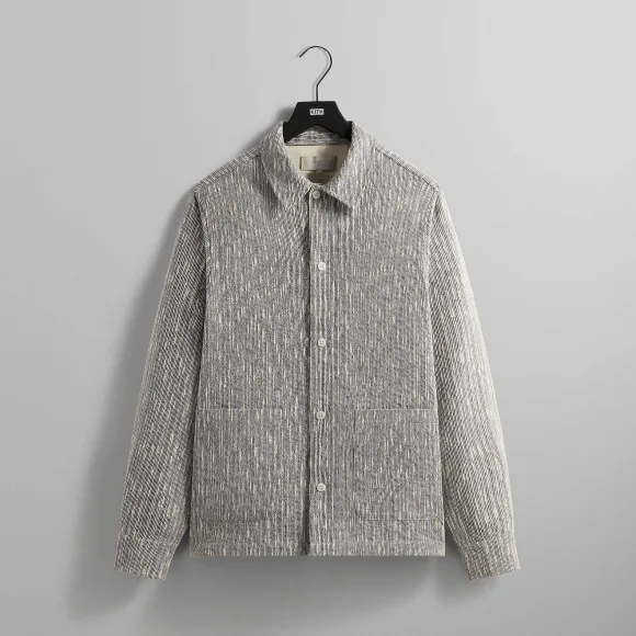 Kith Slub Boucle Boxy Collared Overshirt