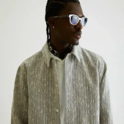 Kith Slub Boucle Boxy Collared Overshirt
