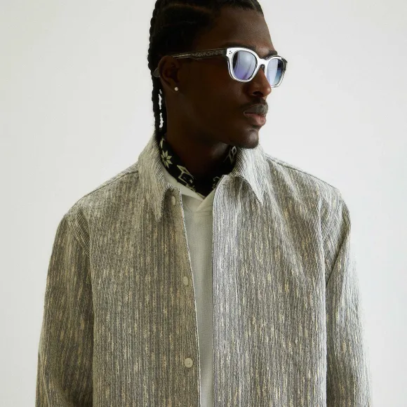 Kith Slub Boucle Boxy Collared Overshirt