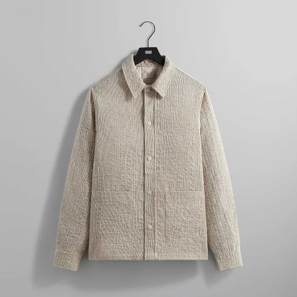 Kith Slub Boucle Boxy Collared Overshirt