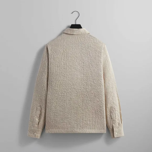 Kith Slub Boucle Boxy Collared Overshirt