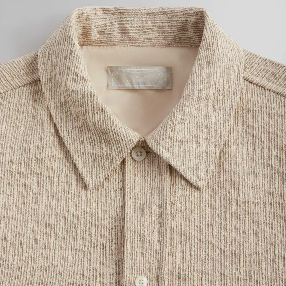 Kith Slub Boucle Boxy Collared Overshirt