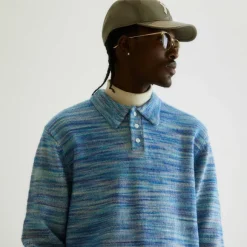 Kith Space Dye Harmon Rugby Pullover