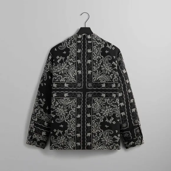 Kith 101 Vintage Floral Bandana Long Sleeve Thompson Shirt