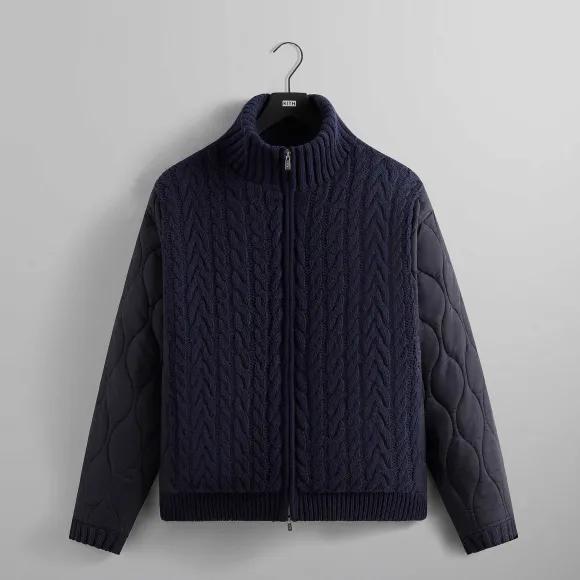 Kith Wallis Combo Knit Bomber Jacket