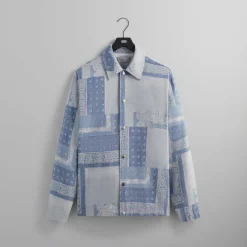 Kith Washed Paisley Coaches Jacket