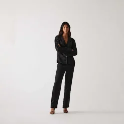 Kith Women Amalia Autograph Monogram Silk Blouse