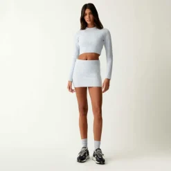 Kith Women Arys Plush Rib Mini Skirt