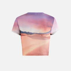 Kith Women Desert Sunset Mulberry Mesh Tee