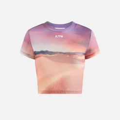 Kith Women Desert Sunset Mulberry Mesh Tee