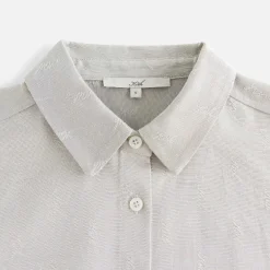 Kith Women Kylan Jacquard Faille Cropped Buttondown