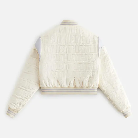 Kith Women Landry Cropped Varsity Bomber