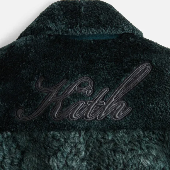 Kith Women Lennox Panelled Shearling Bomber