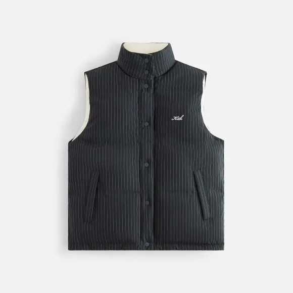Kith Women Lewis Padded Reversible Pinstripe Vest