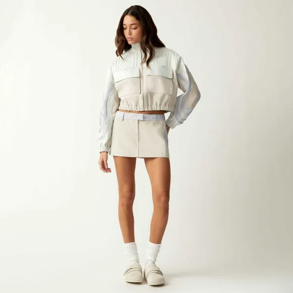 Kith Women Mei Leather Track Bomber