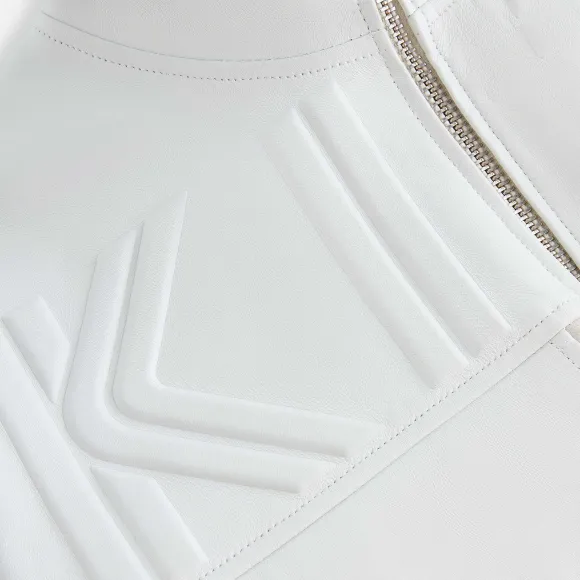 Kith Women Mei Leather Track Bomber