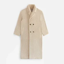 Kith Women Merra Double Breasted Shearling Coat