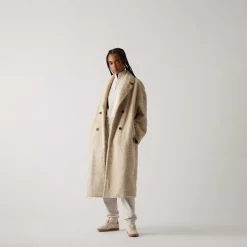 Kith Women Merra Double Breasted Shearling Coat