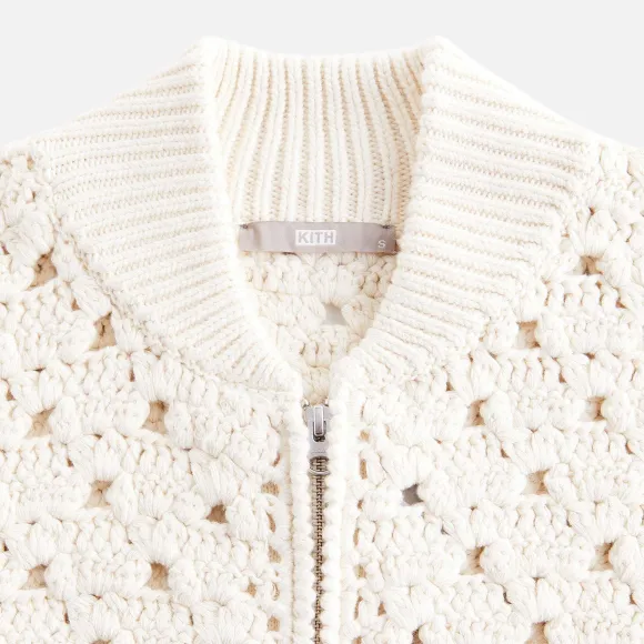 Kith Women Merritt Crochet Knit Bomber