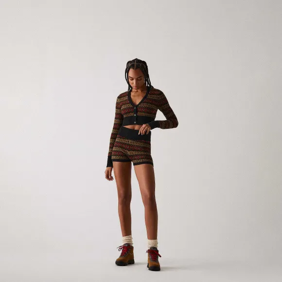 Kith Women Mica Logo Fair Isle Short