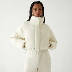 Kith Women Shae Cropped Denim Puffer