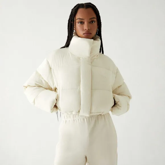 Kith Women Shae Cropped Denim Puffer
