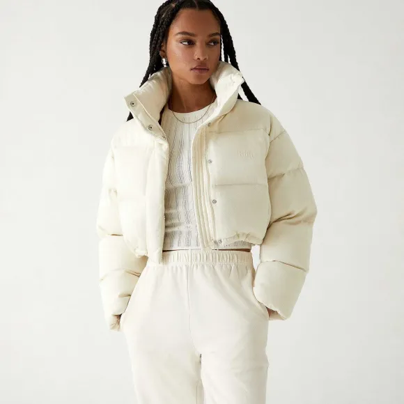 Kith Women Shae Cropped Denim Puffer