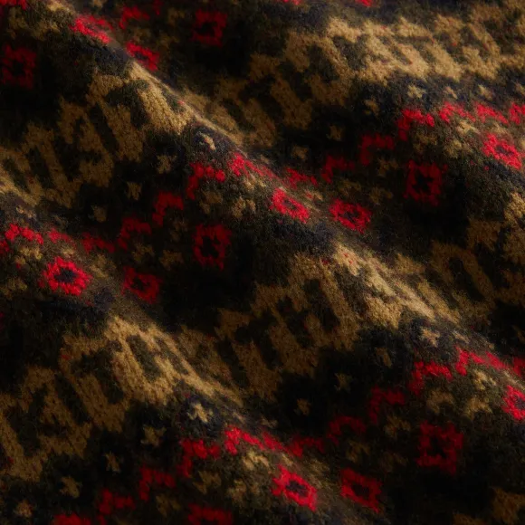 Kith Women Sydney Cropped Logo Fair Isle Cardigan
