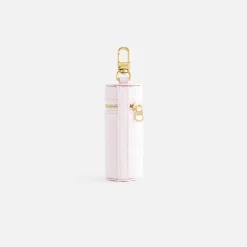 Kith Women Wave Monogram Deboss Leather Cylinder Pouch