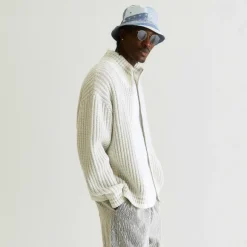 Kith Wyona Open Knit Full Zip Sweater