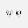 Large Heart Hoops