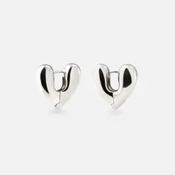 Large Heart Hoops