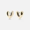 Large Heart Hoops