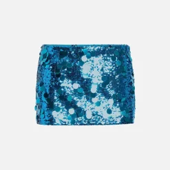 Low Rise Paillette Skirt
