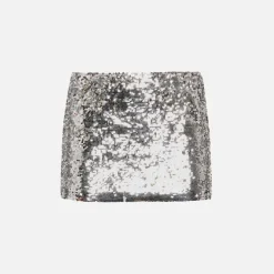 Low Rise Sequin Skirt