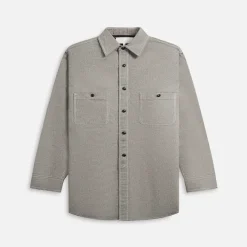 Maison 10Oz Black Broken Twill Shirt