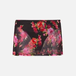 Mesh Micro Mini Skirt